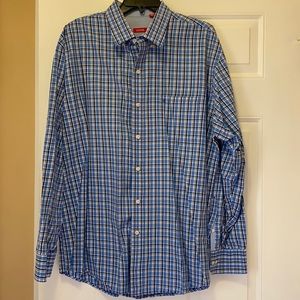 Izod plaid dress shirt